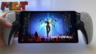 Matterfall  PlayStation Portal gameplay  PS5 slim [upl. by Esaertal332]