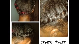 Comment je fais et pose mes extensions pose à froid tuto crown twist [upl. by Sholeen]