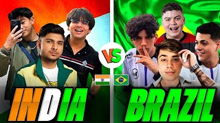 INDIA🇮🇳 VS BRAZIL🇧🇷  NG VS MOST POWERFUL SQUAD💀 freefire nonstopgaming [upl. by Eicam]