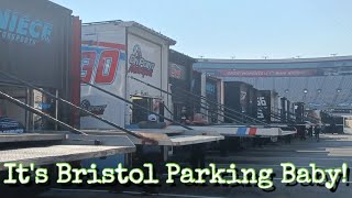 NASCAR Craftsman Truck Series Haulers Park and Exit the Challenging Bristol Motor Speedway [upl. by Clein532]