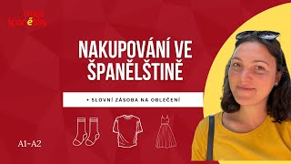 Nakupování ve španělštině  fráze a slovíčka [upl. by Naffets]