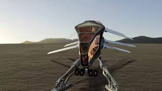 Ornithopter Dune 3D Model and Animation [upl. by Kris]