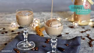 Weihnachtliches Bailyes Rezept Irish Cream selbst gemacht von Lieblingsgeschmack [upl. by Rockwood]