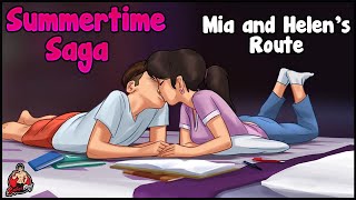 Summertime Saga FULL WALKTHROUGH v0207  Mia and Helen’s Route [upl. by Nanine]