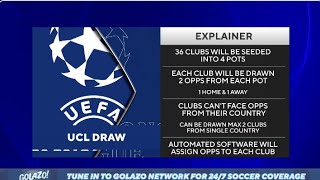 Golazo Special UCL Draw  202425 League Format [upl. by Latsryk535]