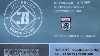 PokalDuell FC Jesteburg Bendestorf  Lüneburger SK [upl. by Bidle]