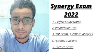 Crack Synergy Exam 2022  Strategy amp Tips  Study materials [upl. by Betti]