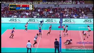 Isa Molde Injury  UAAP 81 Womens Volleyball Ateneo vs UP [upl. by Adest633]