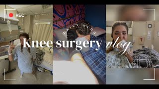 Knee surgery vlog [upl. by Ritch]