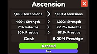 1000 ASCENSIONS  Weapon Masters Roblox [upl. by Patrick]