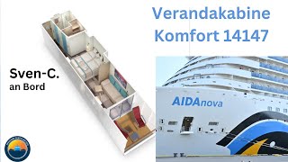 AIDAnova Verandakabine Komfort 14147 [upl. by Carlynne]