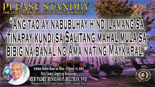 LIVE NOW HOLY MASS 800am  Pagdiriwang ng Banal na Misa sa Dambana ni Hesus ika18 ng Pebrero 2024 [upl. by Akram]