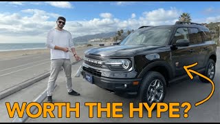 2021 FORD BRONCO SPORT BADLANDS REVIEW  A Campers Dream Car [upl. by Nomael]