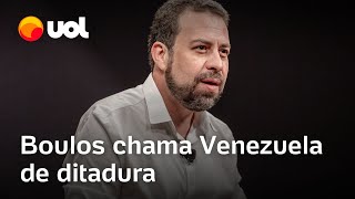 Boulos chama Venezuela de ditadura e cobra Nunes sobre Bolsonaro e o 8 de janeiro [upl. by Stonwin]