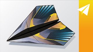 How to Make a GREAT Paper Airplane Glider — Rebel Designed by Will Barron [upl. by Spillar]