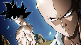 One punch man quotGAROU VS SAITAMAquot full fight with subtitles  Fan animation [upl. by Margit]