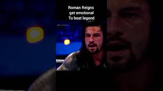 Roman Reigns get emotional to beat Undertaker Roman Reigns emotional statustrending shortvideo [upl. by Goda271]