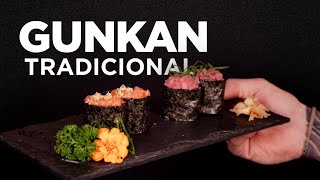 GUNKAN TRADICIONAL do Japão direto pro seu prato  Como fazer Sushi [upl. by Lovmilla]