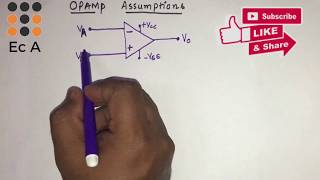 31 OPAMP assumptions  EC Academy [upl. by Adaline]