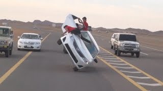 Crazy Arab Drifting Car  Arab Drifters [upl. by Esinaj746]