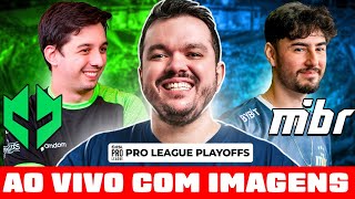 PLAYOFFS Dia 2 ESL Pro League Season 20  COM Gaules AO VIVO COM IMAGENS [upl. by Egrog]