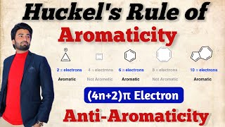 Huckel Rule of Aromaticity  Huckel rule for aromatic compounds  AntiAromaticity aromaticity [upl. by Carma]