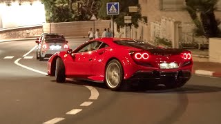 BEST OF Supercar Sounds in Monaco 2023  880HP Mansory F8XX LOUD 488 Pista LaFerrari Carrera GT [upl. by Ailegna940]