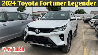 2024 New Toyota Fortuner ♥️ Legender Top Model 👌 ₹ 45 Lakh  KaReviews [upl. by Ledniahs]