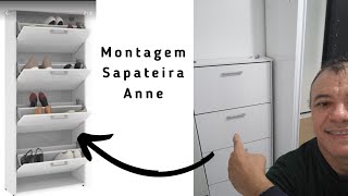 COMO FAZER A MONTAGEM DA SAPATEIRA VERTICAL ANNE [upl. by Bakemeier981]