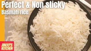 How to Cook Basmati Rice Perfectly  Tips for non sticky basmati rice for biryani and fried rice [upl. by Broida55]