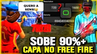 RESOLUÇÃO PERFEITA PARA O RESOLUTION CHANGER FREE FIRE 90  HS [upl. by Yma388]