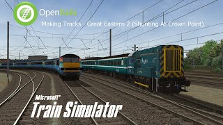 OpenRails  Great Eastern 2 Shunting At Norwich Crown Point RARE ADDON [upl. by Asaret]