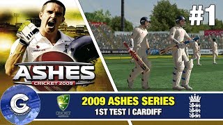 Let’s Play Ashes Cricket 2009  Ashes Series 1  REVISITING A CLASSIC [upl. by Dlaniger]