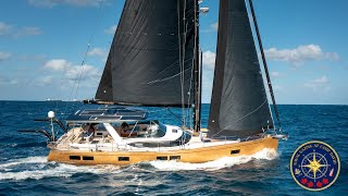 Review tour and ideas for the beautiful Hylas 57 sailing yacht [upl. by Atekihs]