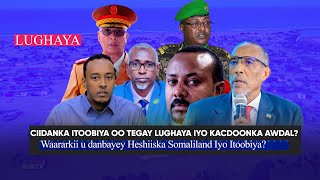 Xog Ciidanka Itoobiya oo Tegay Lughaya iyo Kacdoon laga wado Boorame Wararkii u danbayey [upl. by Aleekahs]