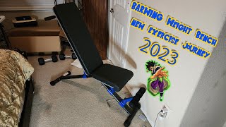 BARWING Foldable Weight Bench  New Exercise Journey 2023  Bruce Lee Saitama One Punch Man Training [upl. by Greenwell503]