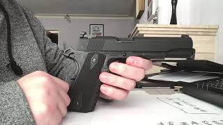 Colt Gold Cup 1911 22 LR Walther [upl. by Larrabee987]