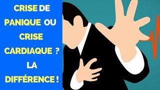 CRISE de PANIQUE et CRISE CARDIAQUE faites la DIFFÉRENCE [upl. by Wilie]