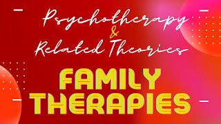 Mastering Family Therapies in Psychotherapy Techniques amp Theories Explained psychiatry pmhnp np [upl. by Nahama]