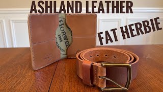 Ashland Leather Fat Herbie Custom amp Horween Leather Belt [upl. by Dietz]