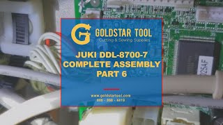 How to adjust of the Belt tension of JUKI DDL87007 Lock Stitch Automatic Thread Trimmer Machines [upl. by Ranger]