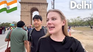 First Impressions of Delhi India 🇮🇳 [upl. by Akirdnahs]