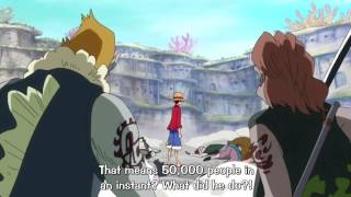 One Piece OST  The very very very strongest Luffy vs 100000 fishmen [upl. by Solrac]