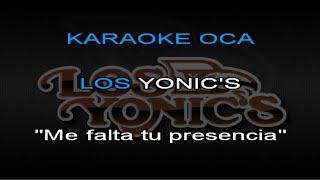 Karaoke Yonics Me falta tu presencia [upl. by Bak]