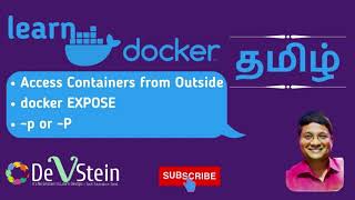 D11 Docker in Tamil  Accessing Container Ports EXPOSE Port p P [upl. by Nosreme]