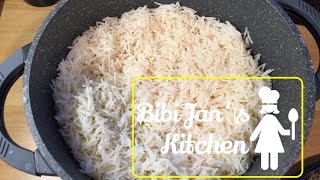 HOW TO COOK THE PERFECT AFGHAN RICE  Chalau  Afghan Rice  Reis kochen afghanisch  Basmati rice [upl. by Saleem]