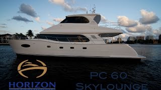 Horizon Yachts PC 60  Power Catamaran  Performance and panache [upl. by Siseneg220]