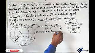 WAEC Question On Longitudes and Latitudes 2 [upl. by Eiddal]