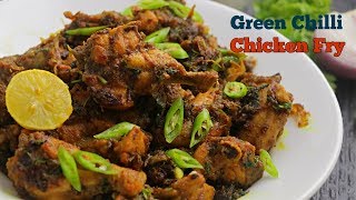 GreenChilli ChickenFry pacchimirchi chicken fry  Dont Miss The Best Spiciest Chicken Fry [upl. by Orabel]