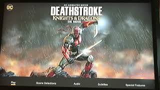 DC Deathstroke Knights amp Dragons The Movie 2020 Bluray Menu dccomics deathstroke [upl. by Arlene]